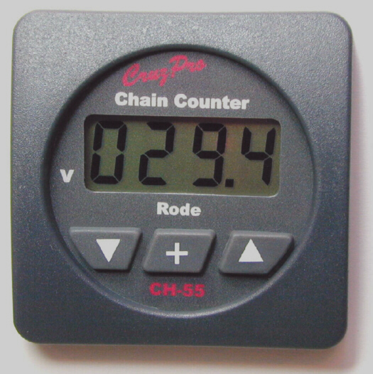 CH55S square bezel low cost Chain Counter
