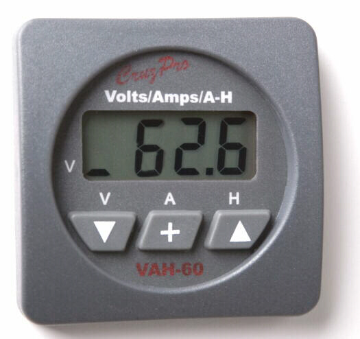 VAH60 Digital Volts/Amps/Amp-Hour Monitor